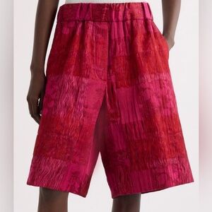 2DIE4 RUNWAY DRIES VAN NOTEN JACQUARD BERMUDA SHORTS